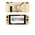 Nintendo Switch Lite hard PC protective shell case with silicone grip housing in sea otter design