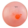 Inflatable TPR bouncy ball in pink, yellow, green, and blue colours with size options from 40 cm to 120 cm diameter