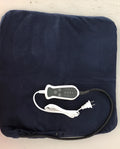 Small blue cloth pet electric blanket, 34x44cm, US plug, for cats and small dogs.