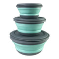 Red folding pet bowl with hanging loop, 19 cm, made from PP and TPR materials
