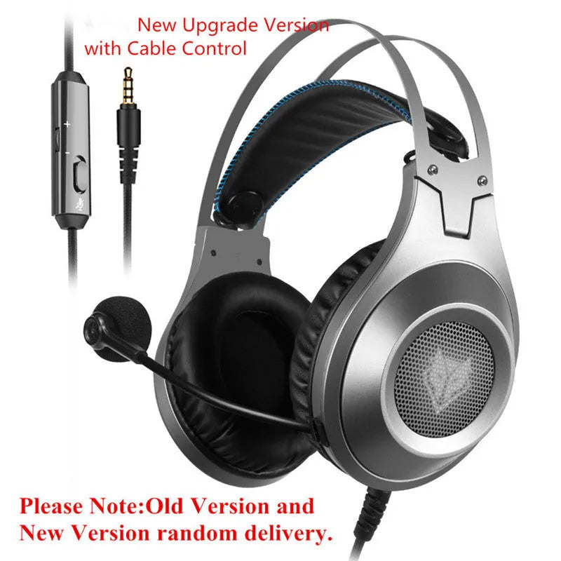 Black wired USB over-ear computer headset with microphone for PC desktop and notebook use