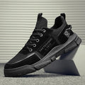 Men's casual canvas sneakers in khaki colour, lace up closure, round toe, flat heel, side view