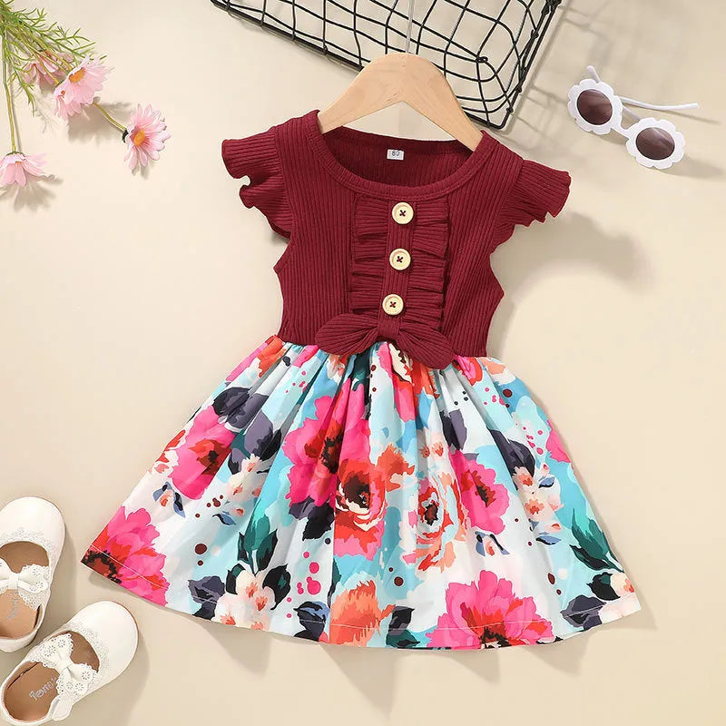 Girls sleeveless summer dress for toddlers in multiple colours and sizes