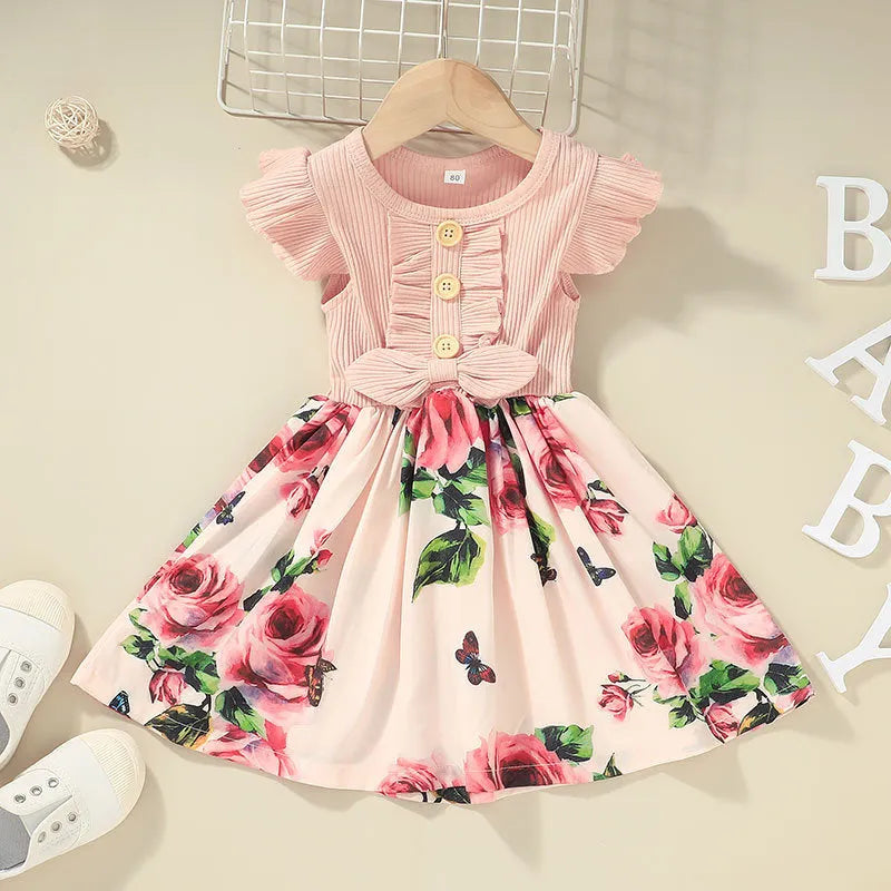 Girls sleeveless summer dress for toddlers in multiple colours and sizes
