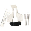 Silver aluminium mini electric chain grinding machine accessory with saw blade