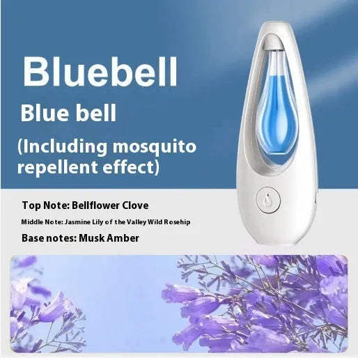 Ultrasonic aroma diffuser with mosquito repellent function in six scent options