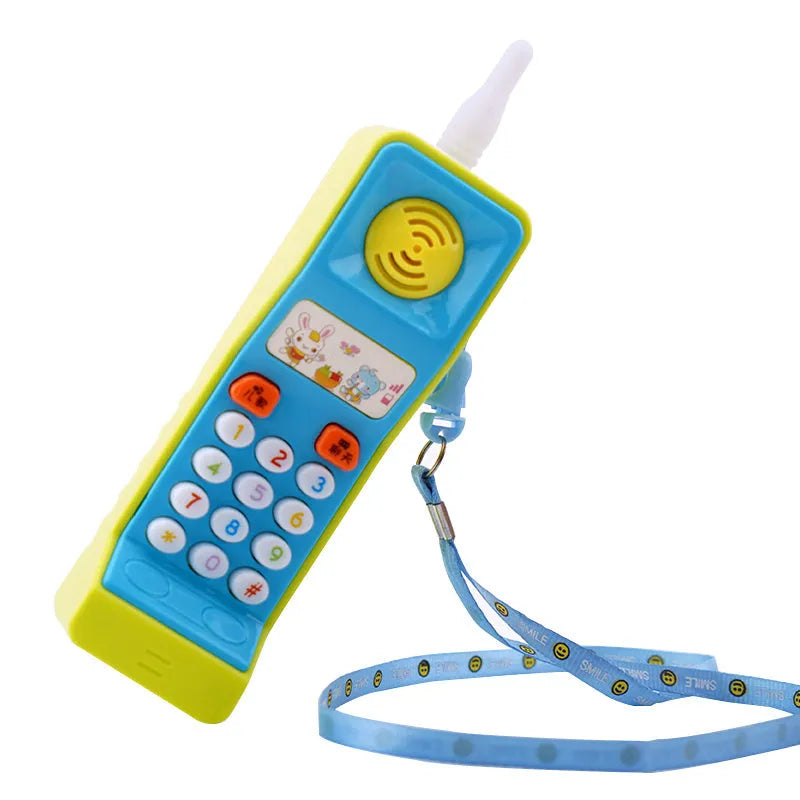 A children's electric educational toy with sound and light features, shown as a cartoon animal.