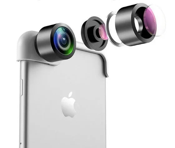 360 panoramic camera lens attached to iPhone for instant photography