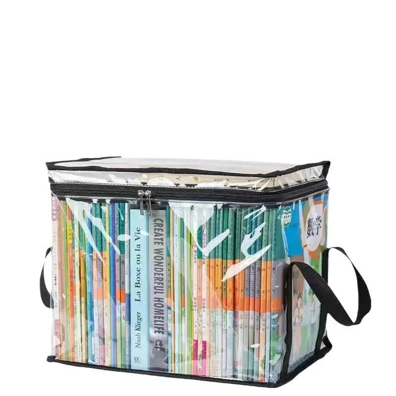 Large white foldable water buggy bag with transparent side panels showing 24L capacity.