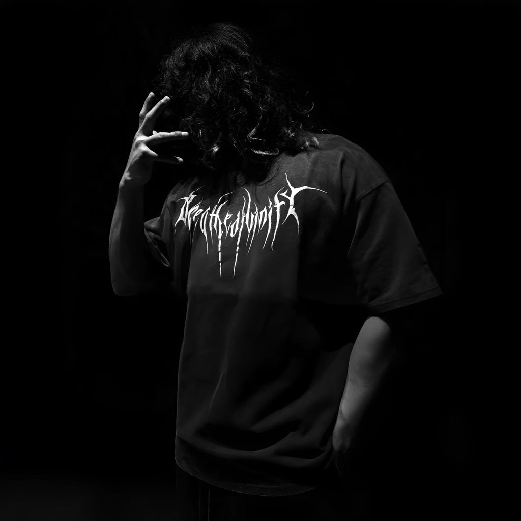 Dark colour plus size cotton t-shirt with loose fit and short sleeves on hanger