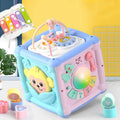 Building blocks cube drum baby early education toy with music and sound 15.5cm plastic toddlers