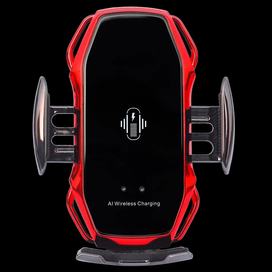 Navigation mobile phone holder with USB charging port in vacuum plated PC+ABS construction