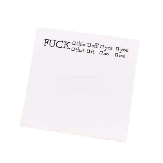 Square sticky notes measuring 75mm with self-adhesive backing and colourful cover designs