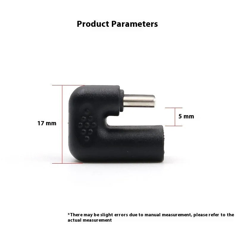 Right-angle USB male to female adapter cable with U-bend design on white background.