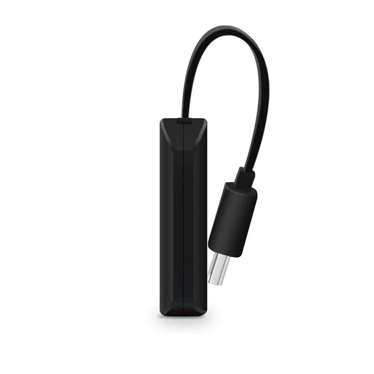 Black smartphone TV dongle adapter measuring 52mm with USB and HDMI connectors