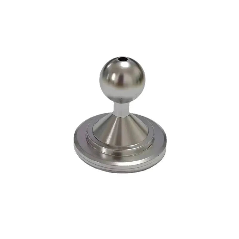 Aluminium alloy dashboard mounting base plate in silver or black for vehicle device organisation