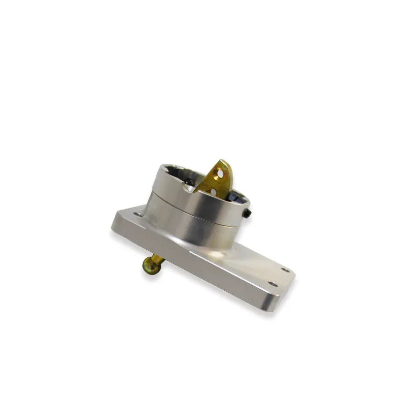 Silver aluminium alloy shift short lever for Horton vehicles with mounting hardware