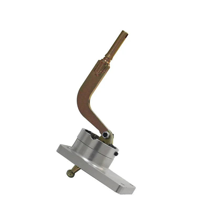 Silver aluminium alloy shift short lever for Horton vehicles with mounting hardware