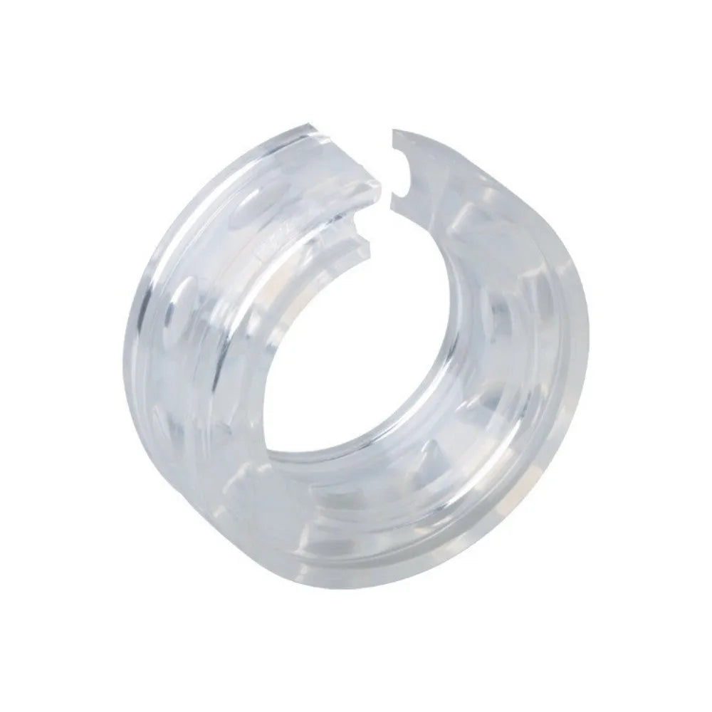 Transparent rubber spring shock absorber for car modification with visible spring gap