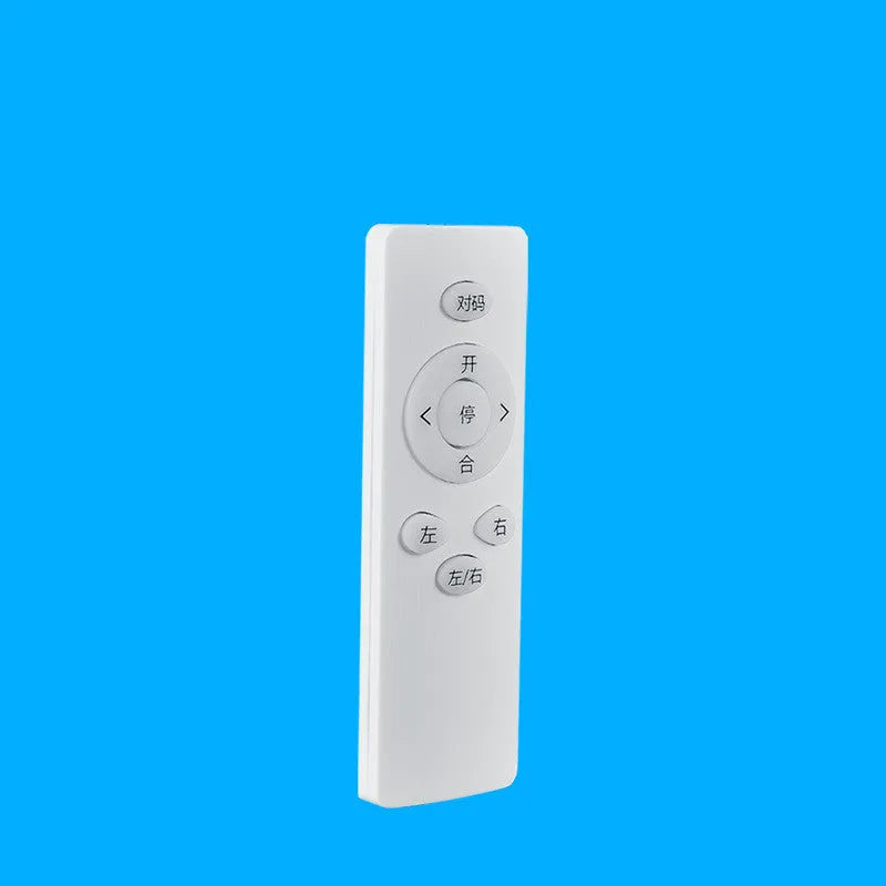Curtain track motor and remote control with aluminium alloy track and silent pulley system