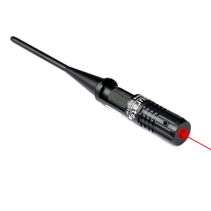 Black matte T6010 aluminium alloy laser calibration device with red light option