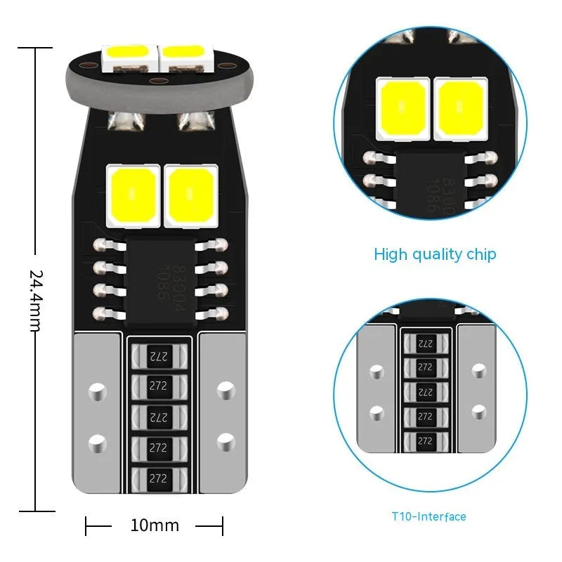 Small 10mm car number plate light with fibre glass board construction for vehicle registration plate illumination