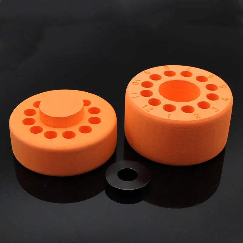 Orange and blue process cooling box for gradient freezing and freezer cell recovery
