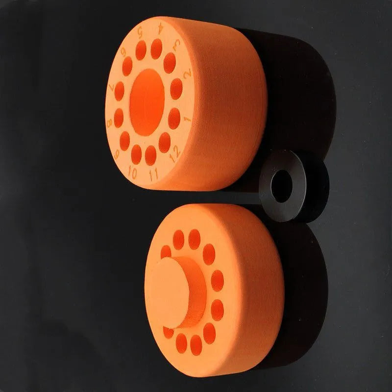 Orange and blue process cooling box for gradient freezing and freezer cell recovery