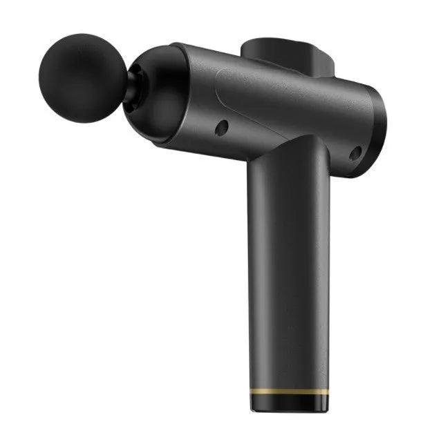 Massage gun with brushless motor, USB charging, dark gray or dark green, 4 or 8 heads, 36dB low noise