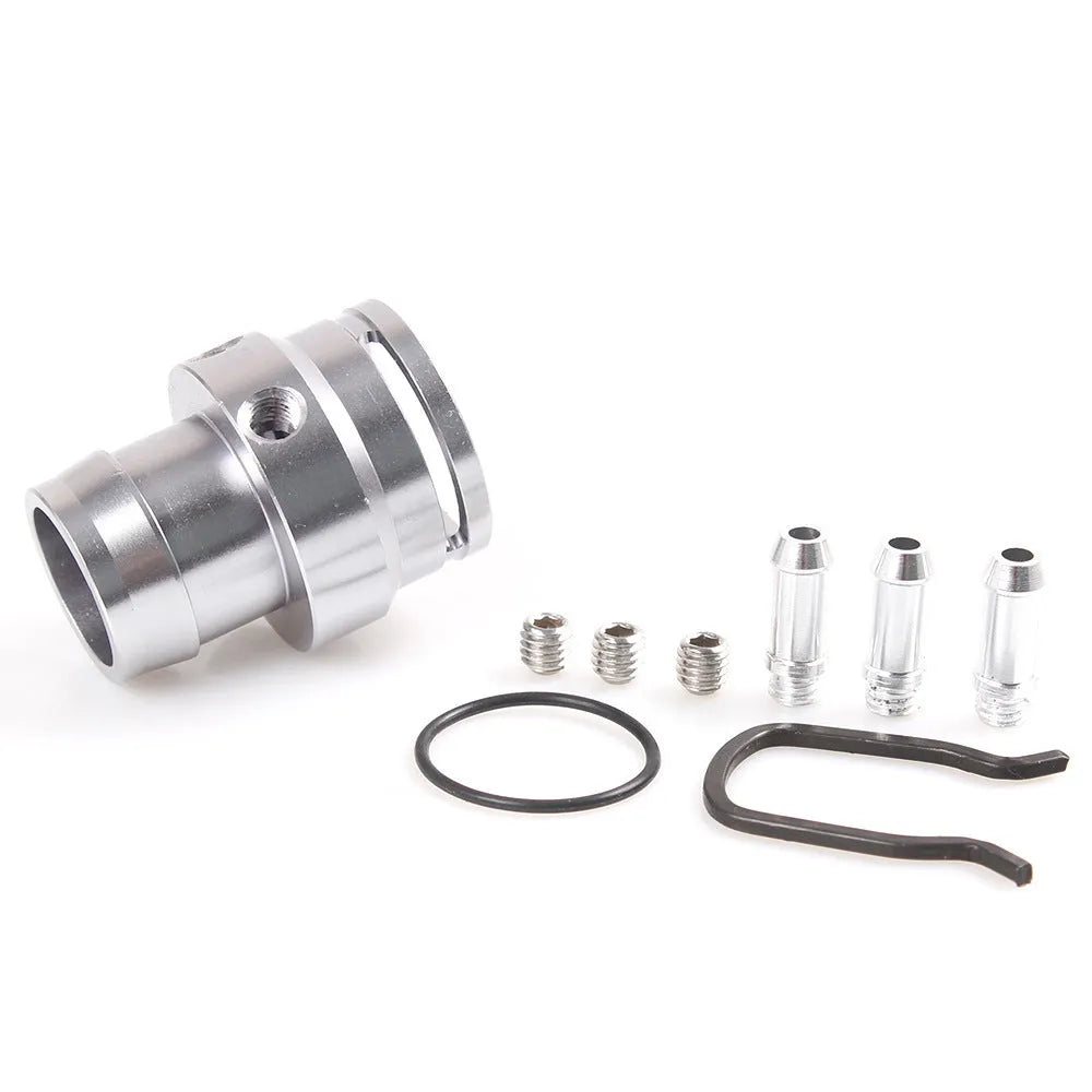 Black and titanium vacuum adapter tee for second generation engine vacuum line connections