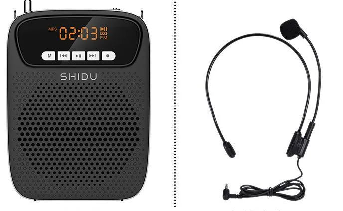 S278 Bee Loudspeaker wireless Bluetooth microphone speaker in Classic Black with telescopic antenna and microphone