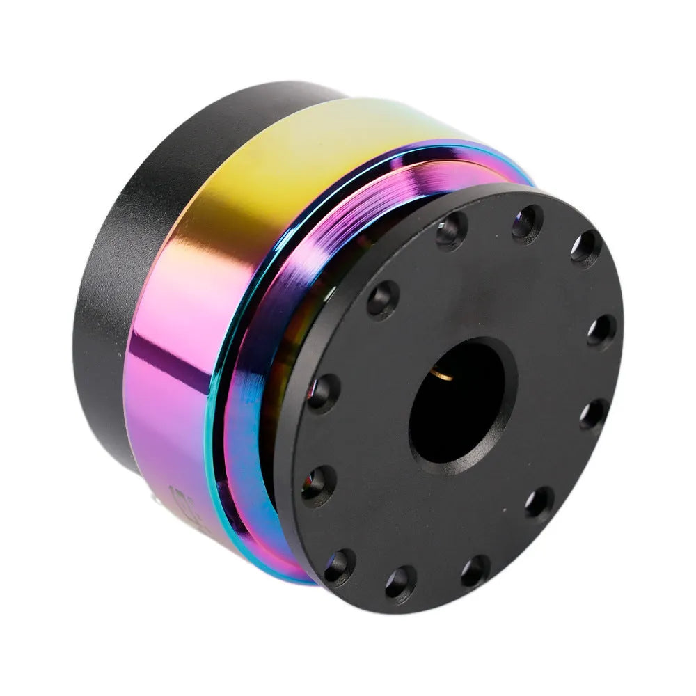 Colourful car steering wheel lock quick-release device with connection base