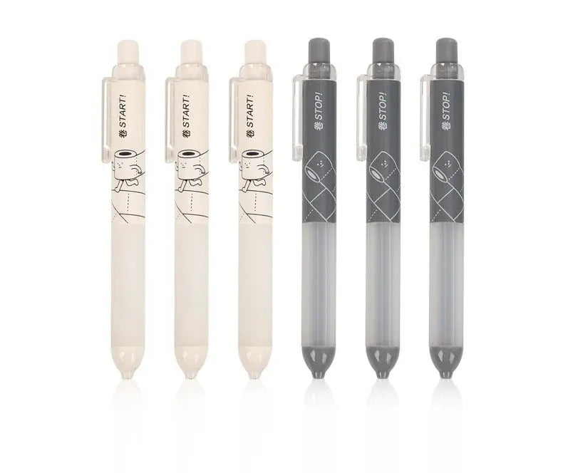 White and black automatic pencils with 0.5mm tips and a cloud-shaped grip area.