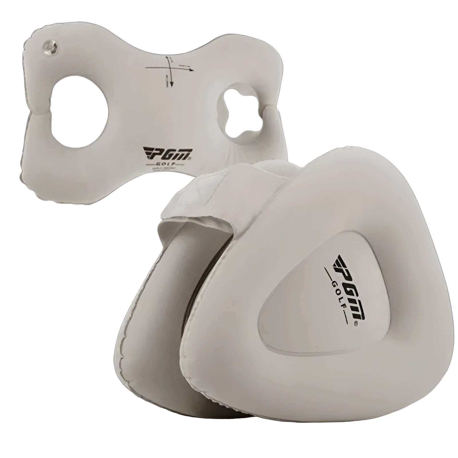 Golf swing corrector training aid with PVC fluff material and retractable air nozzle for swing posture practice