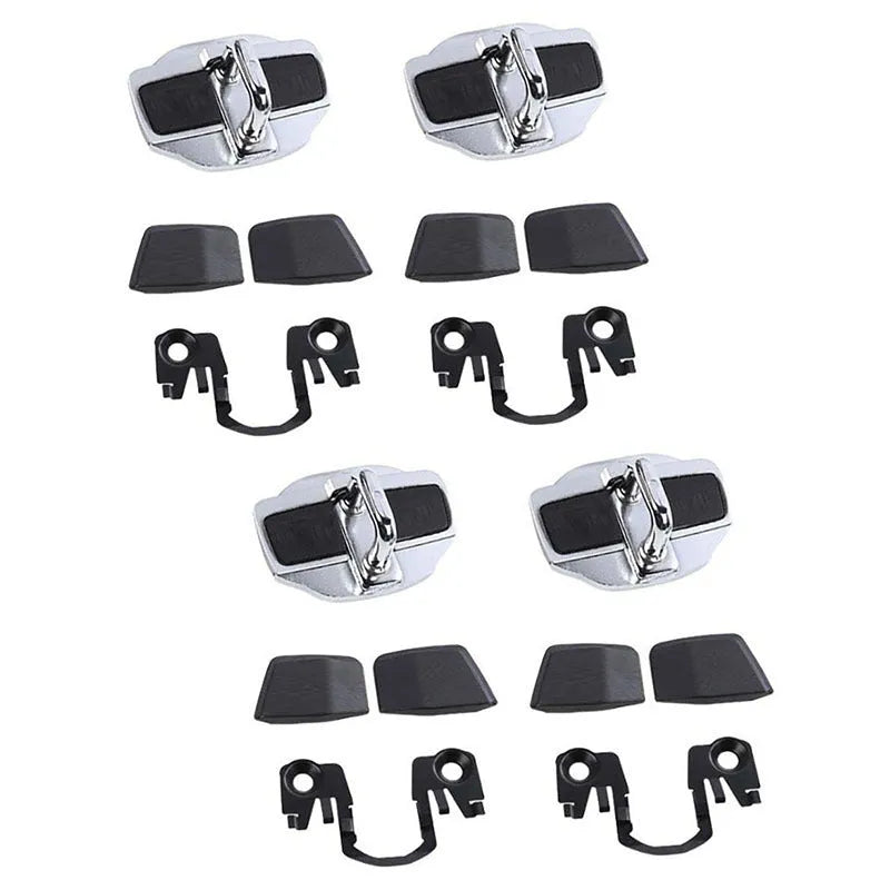 Silver TRD door lock cover for Toyota Prius with 3M adhesive backing
