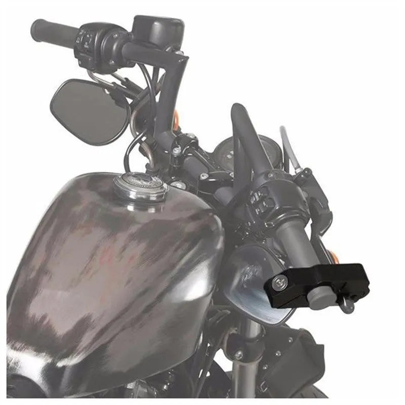 Universal motorcycle handlebar lock with stainless steel wire fits twist grip 27-38mm for scooters and ATVs