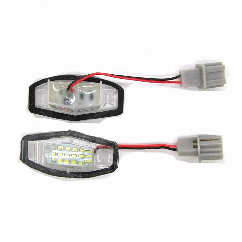 Cool white LED license plate light unit for Honda Civic with plastic housing