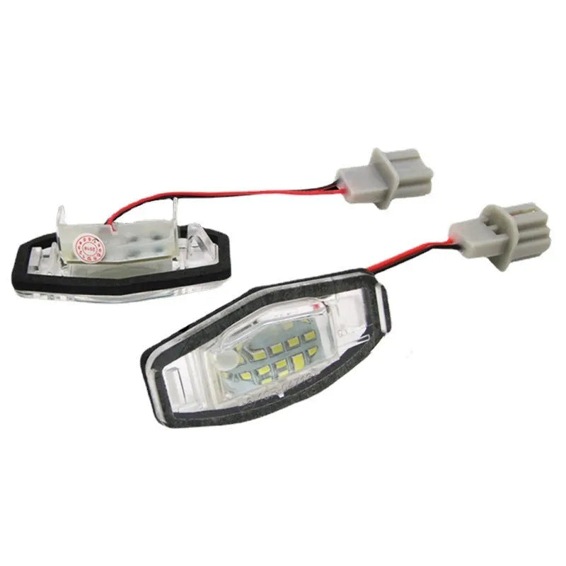 Cool white LED license plate light unit for Honda Civic with plastic housing