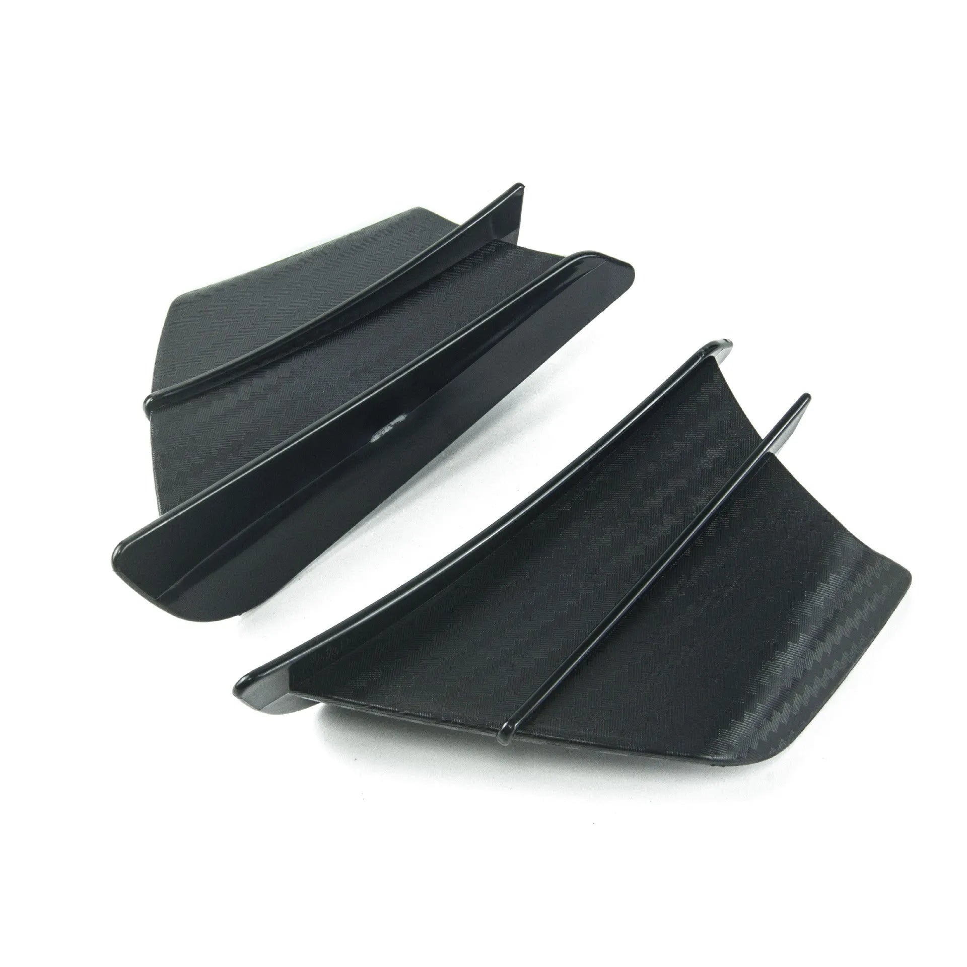 Universal motorcycle spoiler air diversion wing accessory 18x8cm with four pattern options