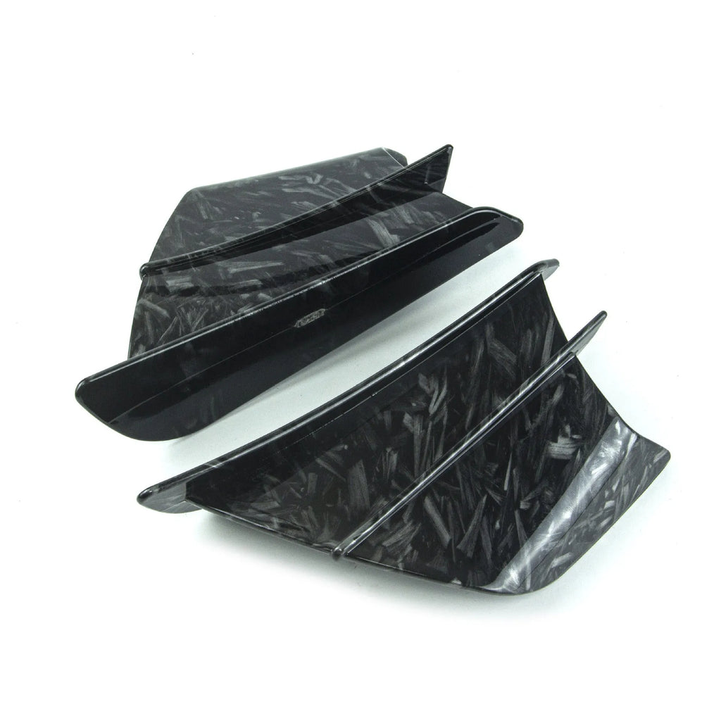 Universal motorcycle spoiler air diversion wing accessory 18x8cm with four pattern options