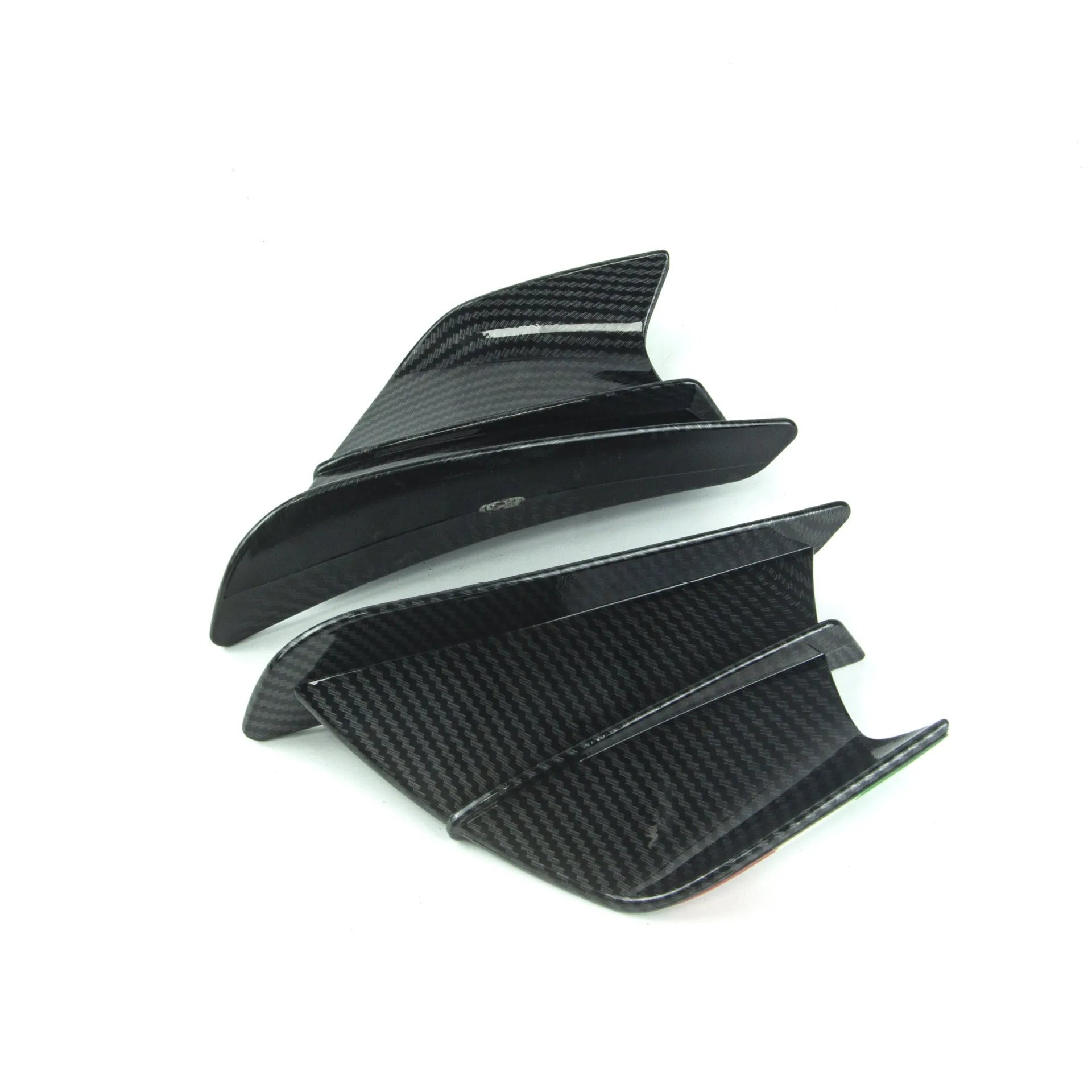Universal motorcycle spoiler air diversion wing accessory 18x8cm with four pattern options