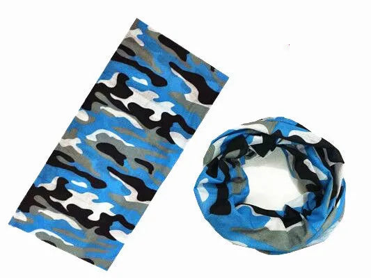 New outdoor variety magic bandana cycling mask neck cover sunscreen 49x24cm polyester, 39 patterns shown in a flat layout