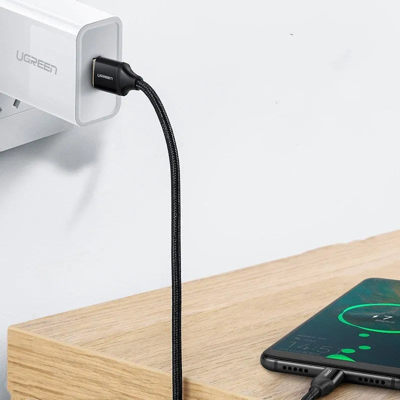 Greenlink USB 3.0 type C data cable in black with male to male connectors