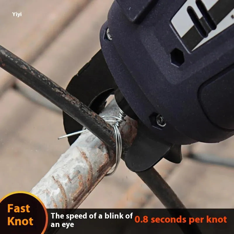 Electric steel bar tying machine for automatic rebar tying on construction sites