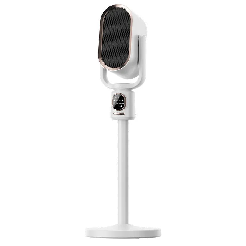 Desktop warm air blower whole house heater in colour N6 with touch control panel and timer display