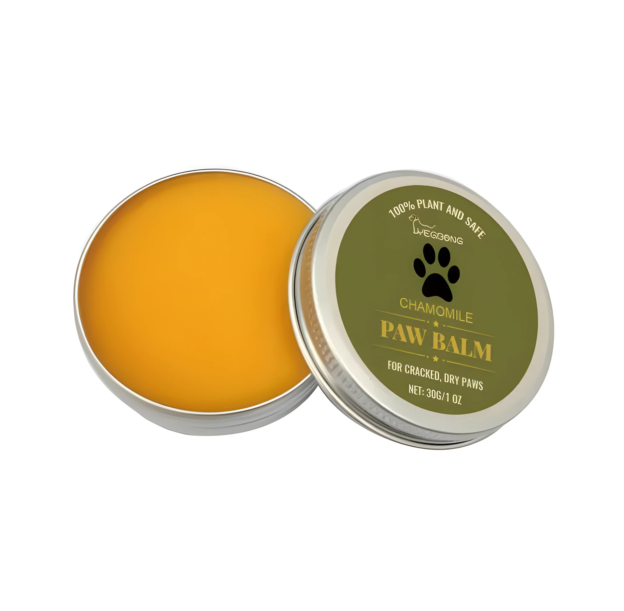30g jar of dog and cat paw protection cream for dryness and cracking prevention