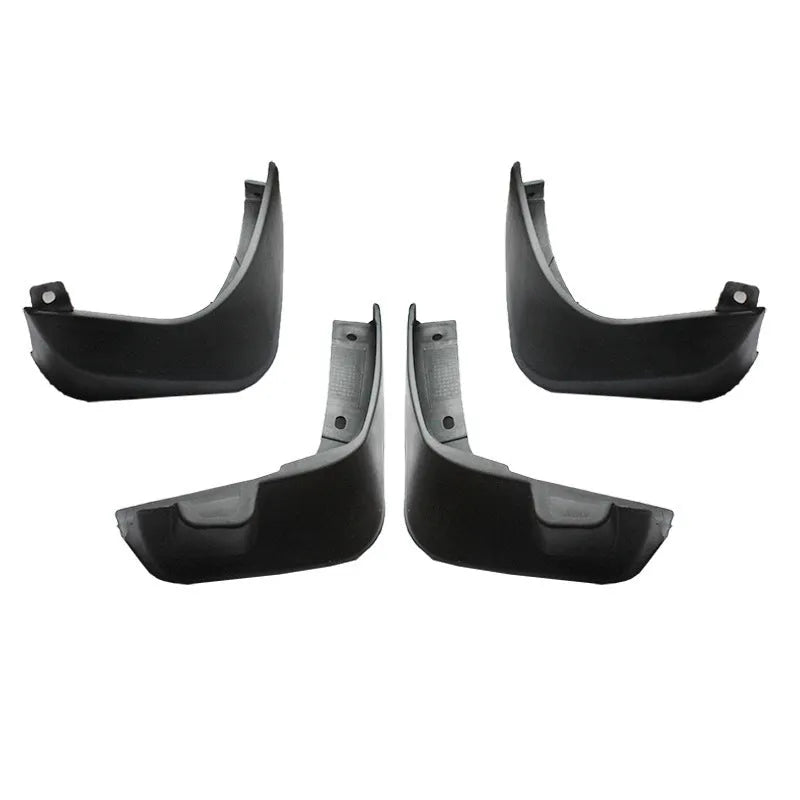 Black stainless steel car mudguard set of four for special car models, compatible with Apple Rimachi Junyi.