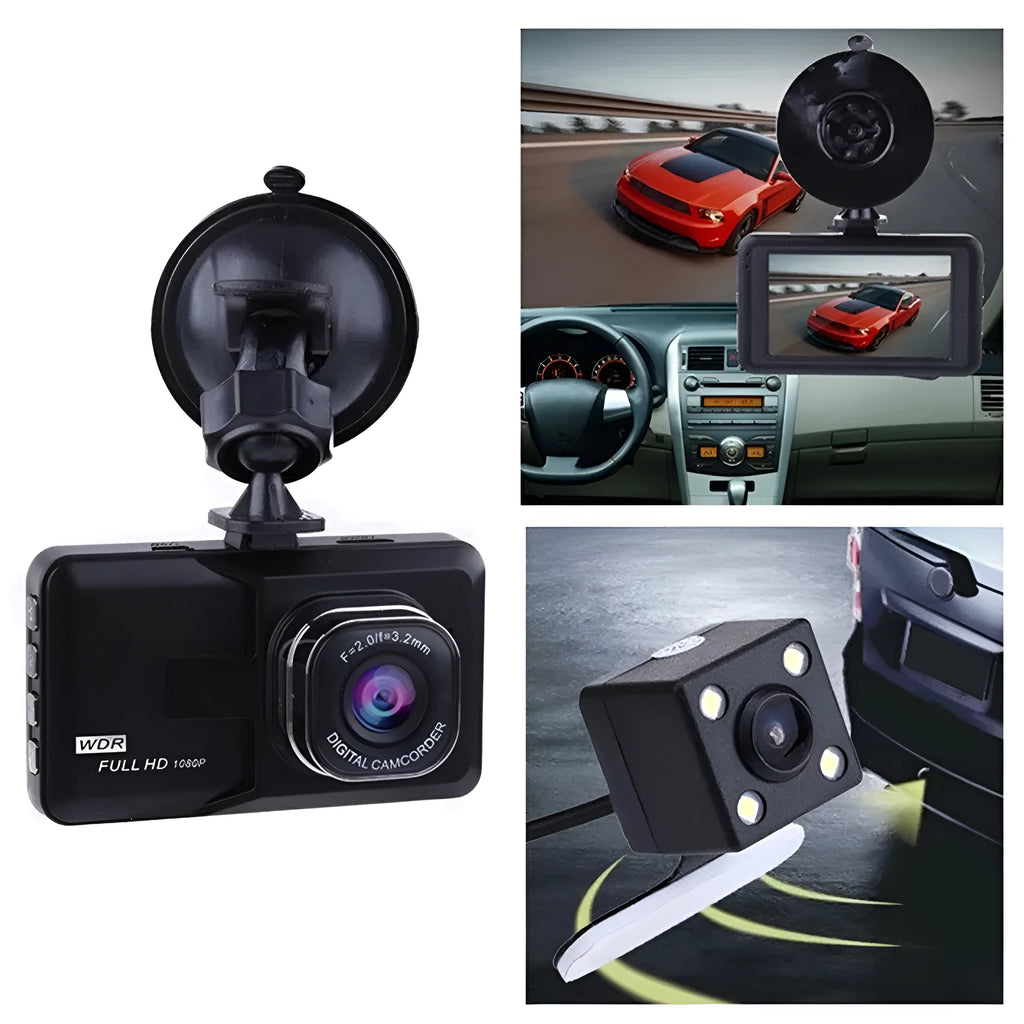 140° mini driving recorder, 12MP, 90x55x40mm, 220g, TF card up to 32G, USB AV HDMI, car charger powered