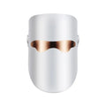 LED light therapy acne beauty mask with red orange blue wavelengths USB powered lightweight design