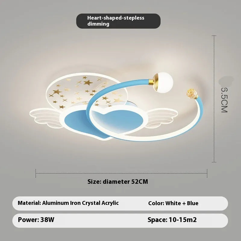 Moon XINGX cloud design ceiling lamp with adjustable lighting for children's rooms